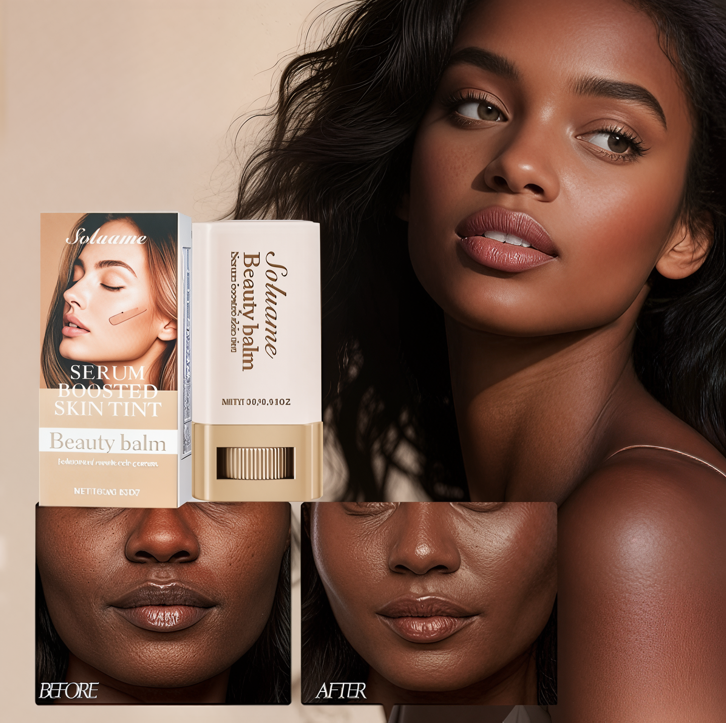 Soluame Serum Boosted Skin Tint Beauty Balm
